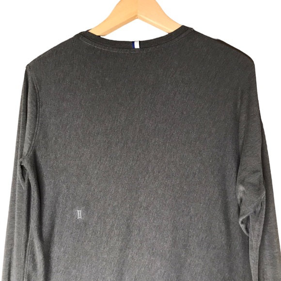 Women's Small Kit & Ace Grey Long Sleeve Crew Neck Layer Shirt T Shirt Top Tee - Picture 7 of 11